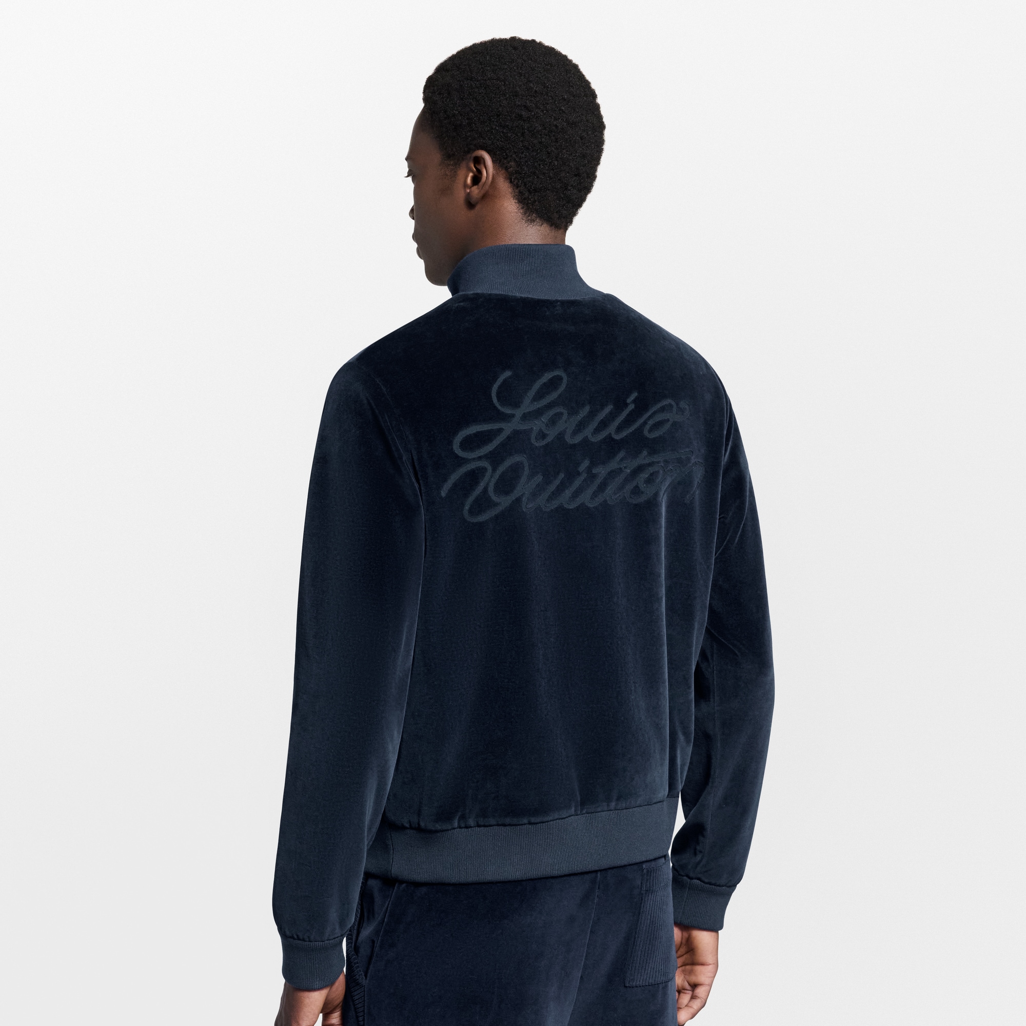 LOUIS VUITTON クロックワイズ Z1067E Chic Velvet Track Top - Men - Ready-to-Wear | LOUIS VUITTON ®